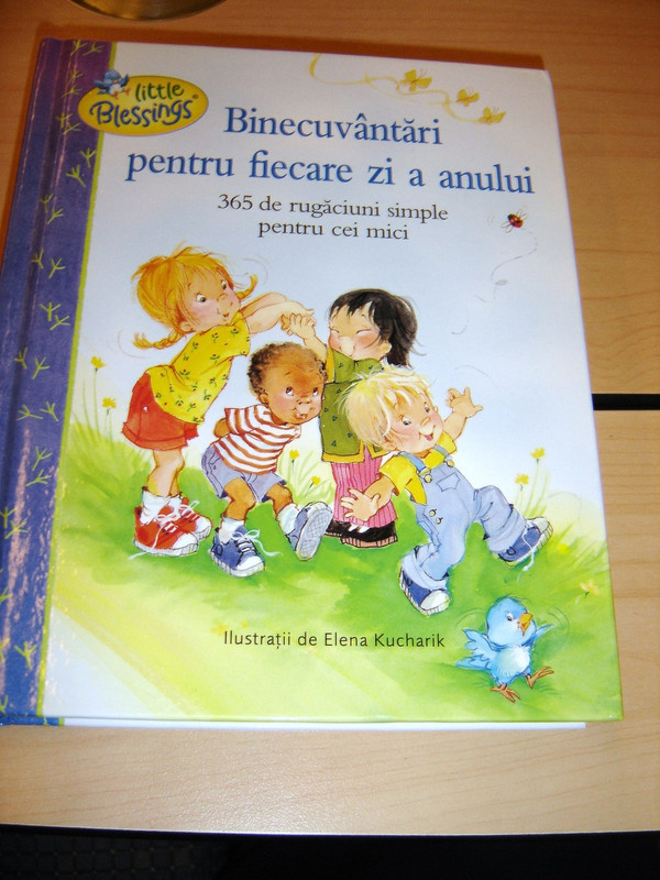 Little Blessings Romanian Children's Bible Devotional 365 Day / One Lesson A Day