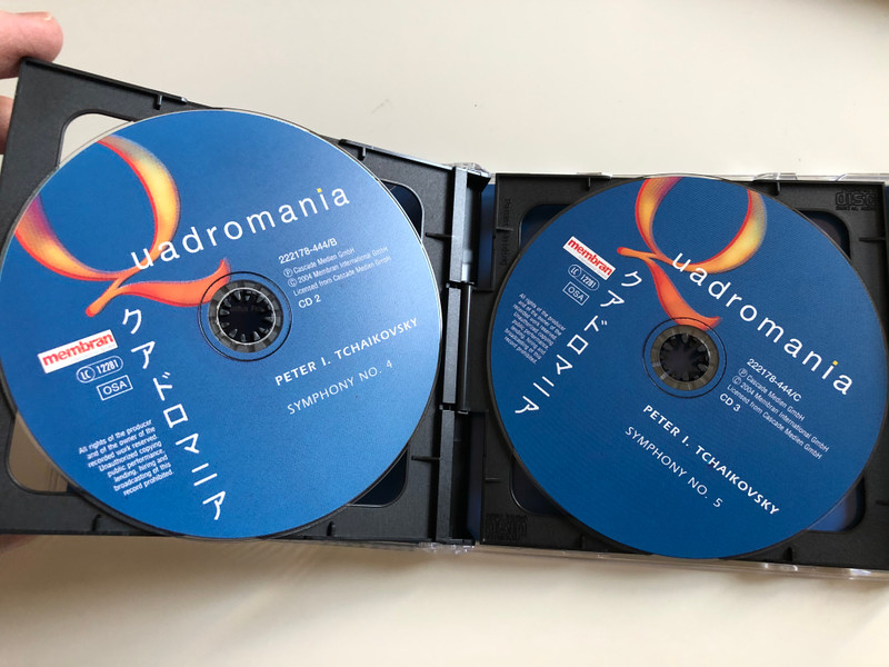 Quadromania 4 / Peter I. Tchaikovsky - Symphonies Nos. 2, 4-6 / Quadromania 4x ‎Audio CD 2004 / 222178-444Quadromania 4 / Peter I. Tchaikovsky - Symphonies Nos. 2, 4-6 / Quadromania 4x ‎Audio CD 2004 / 222178-444