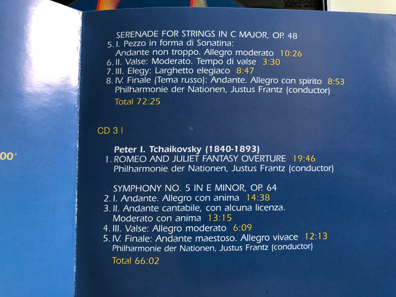 Quadromania 4 / Peter I. Tchaikovsky - Symphonies Nos. 2, 4-6 / Quadromania 4x ‎Audio CD 2004 / 222178-444