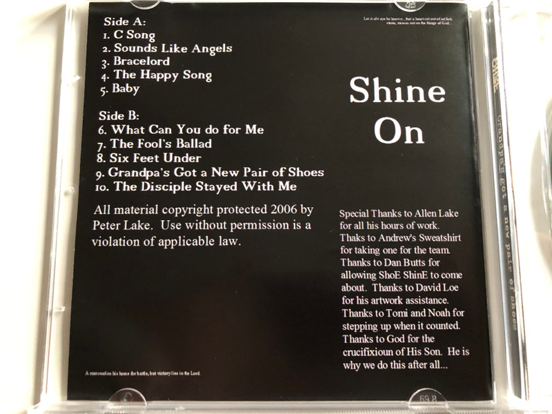 Shine - Grandpa's got a new pair of shoes / Audio CD