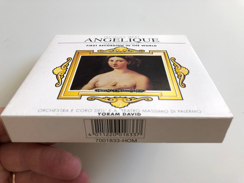 Jacques Ibert ‎– Angélique / Farce In Un Acte, First Recording In The World / Orchestra E Coro Dell'e a Teatro Massimo Di Palermo, Yoram David / Hommage Box Set Audio CD Stereo / 7001833-HOM