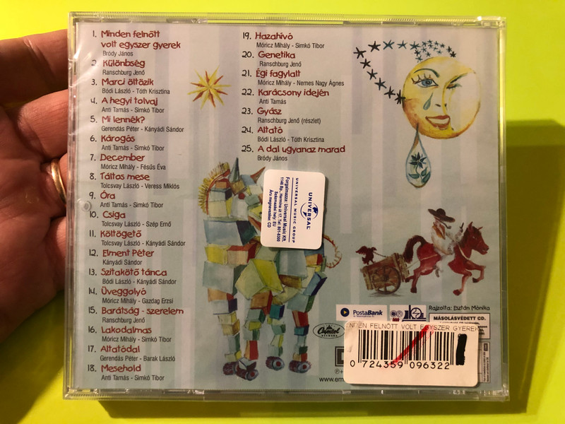 Halász Judit ‎– Minden Felnőtt Volt Egyszer Gyerek / EMI ‎Audio CD 2003 / 59096322