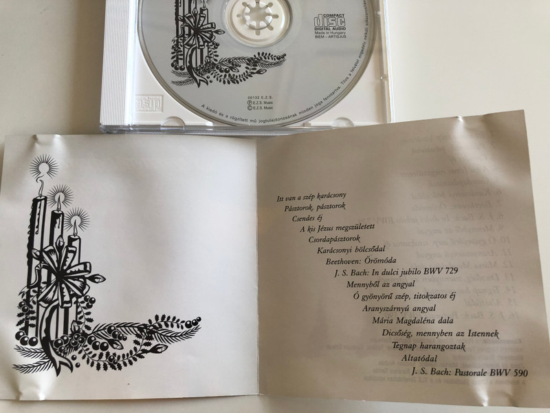 Aranyszárnyú Angyal - Karácsonyi Énekek / E.Z.S. Music ‎Audio CD / 00132 E.Z.S.