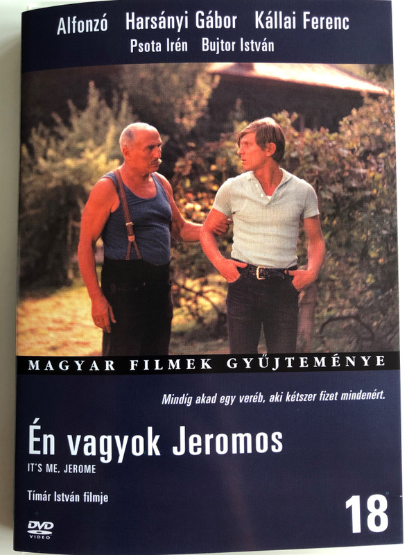 Én vagyok Jeromos DVD 1970 It's me, Jerome / Directed by Tímár István / Starring: Alfonzó, Harsányi Gábor, Kállai Ferenc, Psota Irén, Bujtor István / Magyar Filmek gyűjteménye 18 (5999546331226)