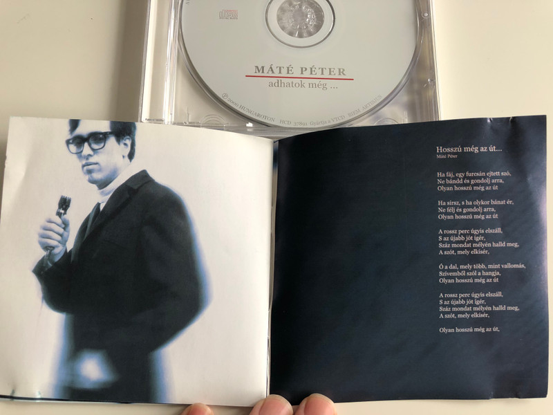 Mate Peter - adhatok meg... / Mate Peter Eredeti Enekhangja Uj Hangszerelessel / Hungaroton Audio CD 2000 / HCD 37891