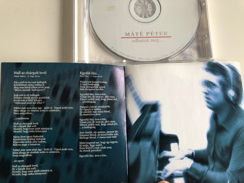Mate Peter - adhatok meg... / Mate Peter Eredeti Enekhangja Uj Hangszerelessel / Hungaroton Audio CD 2000 / HCD 37891