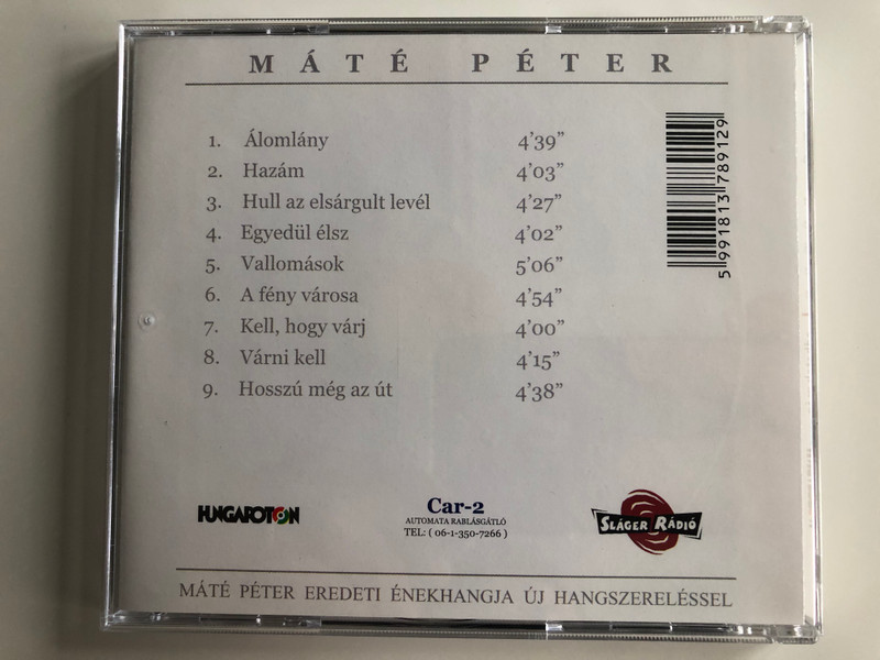 Mate Peter - adhatok meg... / Mate Peter Eredeti Enekhangja Uj Hangszerelessel / Hungaroton Audio CD 2000 / HCD 37891
