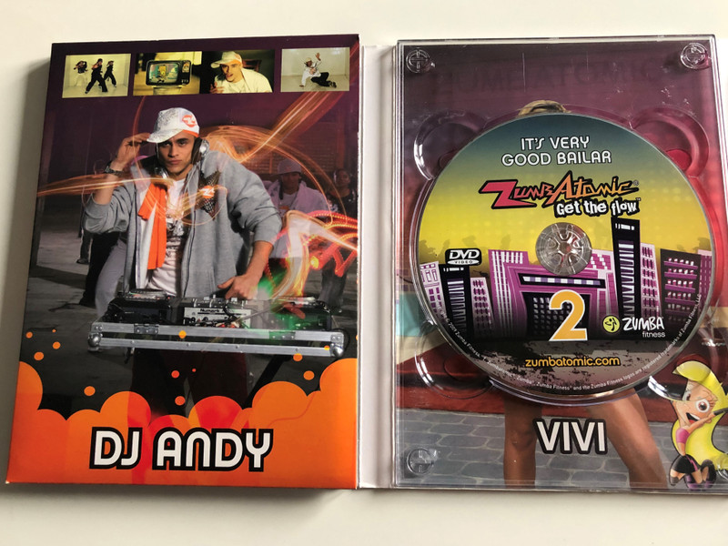 Zumbatomic - Get the flow DVD Box SET / Comic inside / Join the hip bop party-'til-you-drop / 4 Discs (ZumbAtomicDVDBox)
