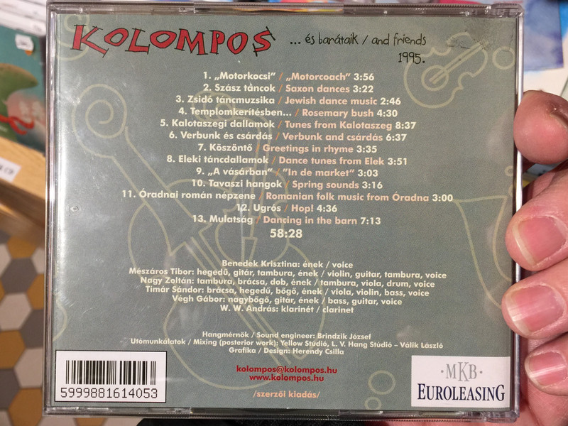 Kolompos ‎– ...És Barátaik 1995. / Kolompos Kkt. ‎Audio CD 2005 / K-05