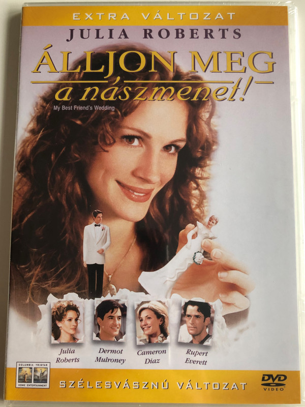 My Best Friend's Wedding DVD 1997 Álljon meg a nászmenet! / Directed by P. J. Hogan / Starring: Julia Roberts, Dermont Mulroney, Cameron Diaz / Special Edition (BestFriendsWeddingDVD)