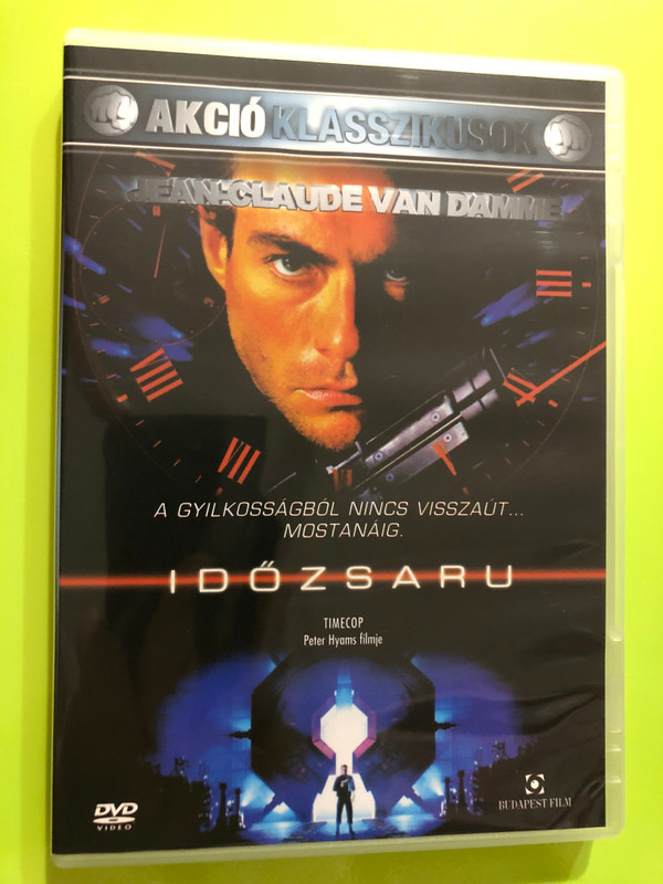 Timecop DVD 1994 Időzsaru - Directed by Peter Hyams