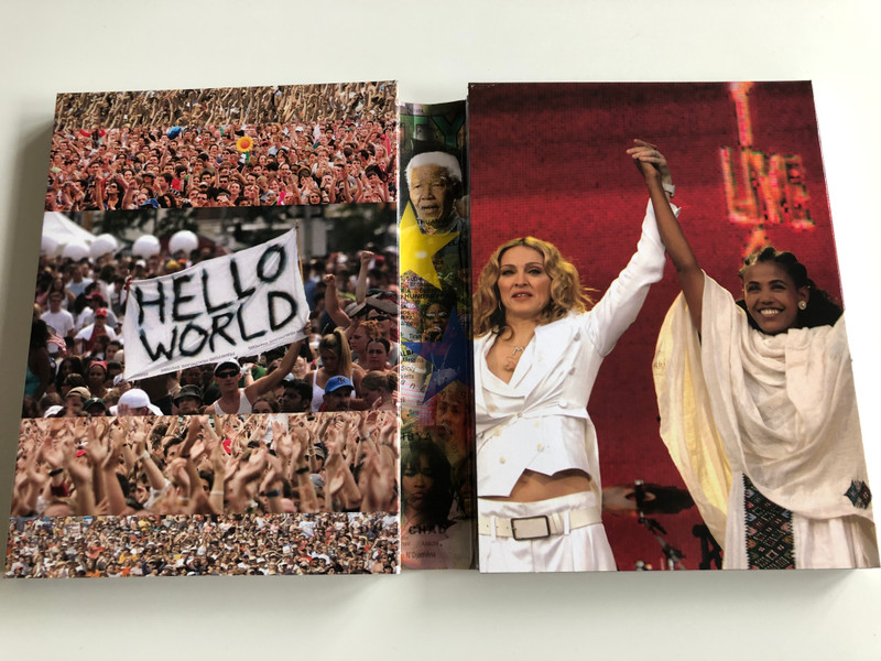 Live 8 DVD July 2nd 2005 / The long Walk to Justice / 9 concerts - 1000 artists - 2 Million Spectators - Make Povert History / Paul Mccartney, Coldplay, Elton John, Dido, Josh Groban, Alicia Keys / 4 DVD BOX (094634166898)