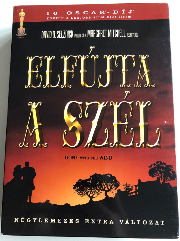 Gone with the Wind DVD 1939 Elfújta a szél / 4 disc Special Edition / Négylemezes extra változat / Directed by Victor Fleming / Starring: Clark Gable, Vivien Leign, Leslie Howard, Olivia de Havilland (5999048910011)