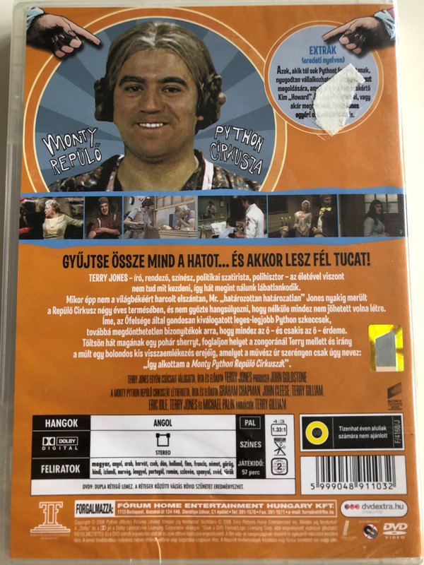 Monty Python's Personal Bests - Terry Jones DVD 2006 Terry Jones Egyéni csúcsok / Monty Python repülő cirkusza / Starring: Graham Chapman, John Cleese, Terry Gilliam, Eric Idle, Terry Jones, Michael Palin (5999048911032)