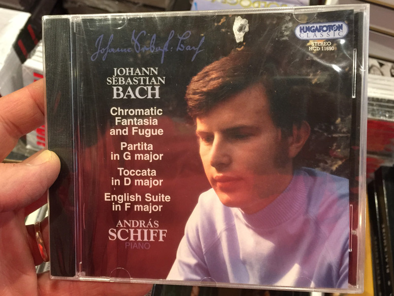 Johann Sebastian Bach - Chromatic Fantasia and Fugue, Partita in G major, Toccata in D major, English Suite in F major / András Schiff, piano / Hungaroton Classic Audio CD 2003 Stereo / HCD 11690