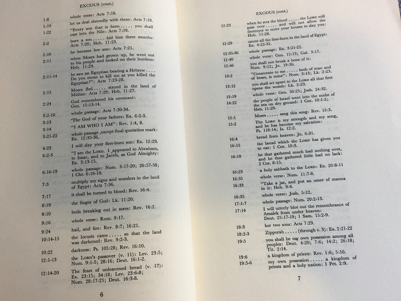 Helps for Translators - Section Headings and Reference System for the Bible / Part 3 Short Reference System / UBS - United Bible Societies 1968 (UBS-1968-M)