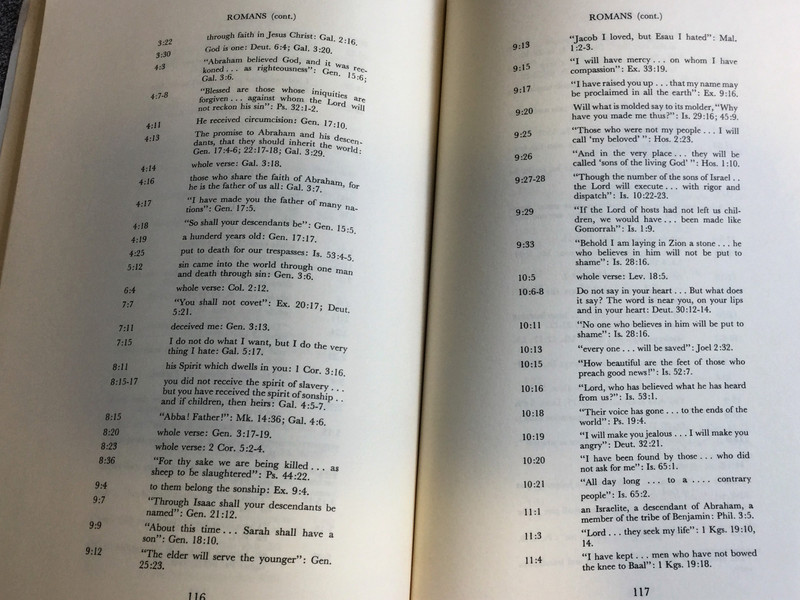 Helps for Translators - Section Headings and Reference System for the Bible / Part 3 Short Reference System / UBS - United Bible Societies 1968 (UBS-1968-M)