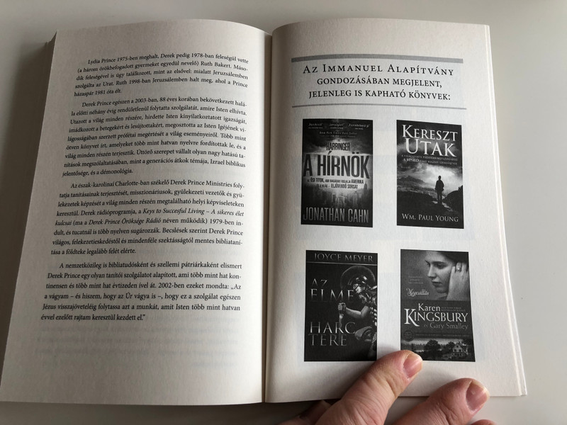 A név ereje by Derek Prince / Hungarian edition of Power in the Name / Immanuel Szószóró 2013 / Paperback (9786155246173)