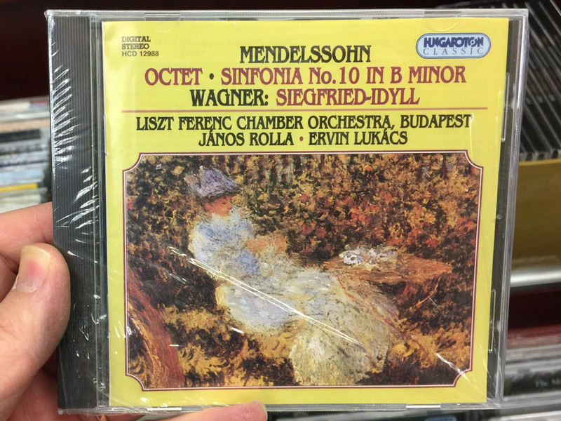 Mendelssohn: Octet, Sinfonia No. 10 in B minor, Wagner: Siegfried-Idyll / Liszt Ferenc Chamber Orchestra, Budapest, János Rolla, Ervin Lukacs / Hungaroton Classic Audio CD 1995 Stereo / HCD 12988