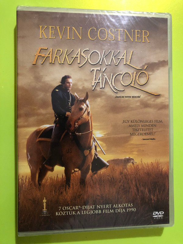 Dances with Wolves DVD 1990 Farkasokkal táncoló / Directed by Kevin Costner / Starring: Kevin Costner, Mary McDonnell, Graham Greene (5996255711325)