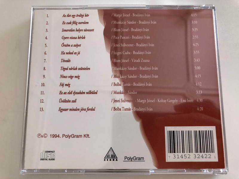 Gombos László ‎– Az Első Éjszakám... / PolyGram ‎Audio CD 1994 / 523242-2
