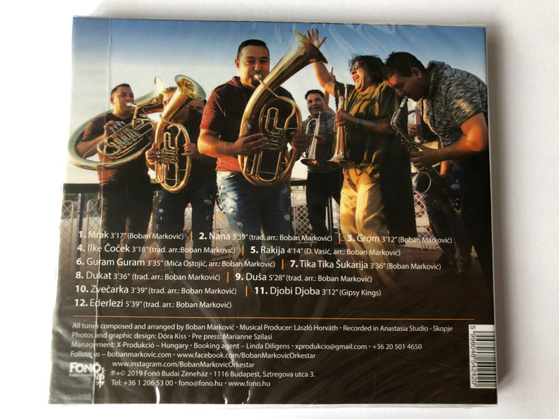 Boban Marković Orkestar ‎– Mrak / Fonó Records ‎Audio CD 2019 / FA 424-2