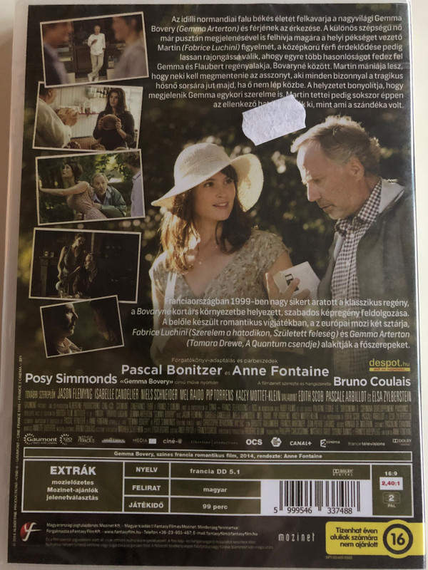 Gemma Bovery DVD 2014 / Directed by Anne Fontaine / Starring: Gemma Arterton, Fabrice Luchini (5999546337488)