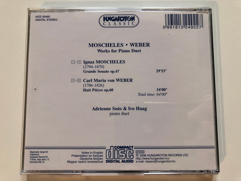 Moscheles - Grande Sonate Op. 47 / Weber - 8 Pieces Op. 60