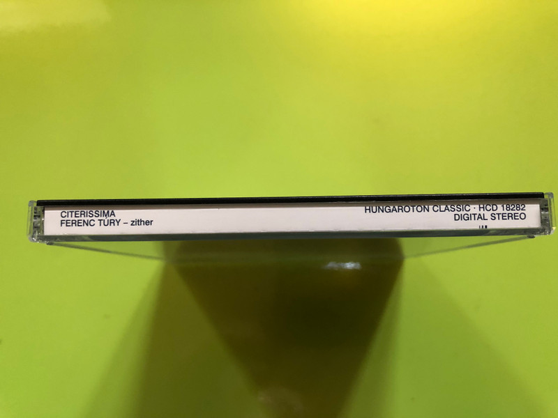 Citerissima / Ferenc Tury - zither, Gergo Karolyi - guitar / Folk music, classical arrangements and blues / Hungaroton Classic Audio CD 2009 Stereo / HCD 18282 (5991811828226)