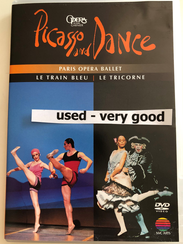Picasso and Dance DVD 1994 Paris Opera Ballet / Le train bleu, Le Tricorne / Opera de Paris Garnier / Orchestre des concerts lamoureux / Conducted by David Coleman / Directed by Yvon Gerault (0745099875527)