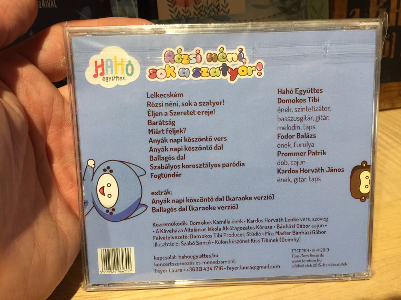 HaHo egyuttes - Rozsi neni, sok a szatyor! / Tom-Tom Records Audio CD 2019 / TTCD299