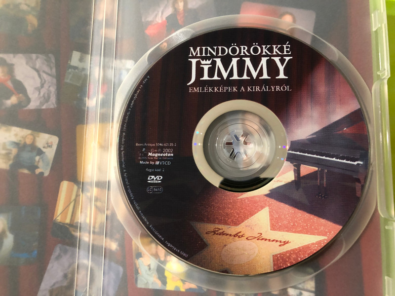 Mindörökké Jimmy DVD 2002 Zámbó Jimmy - Emlékképek a királyról / Képek, Videoklippek, Különleges Filmrészletek / Magneoton 