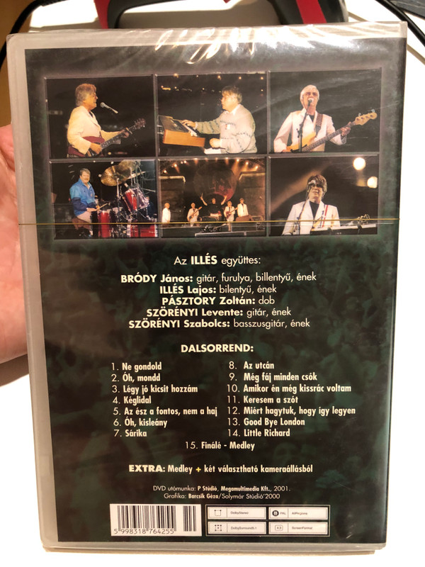 Illés - Szuperkoncert DVD 2001 Népstadion 2001 június 2 / Ne gondold, Légy jó kicsit hozzám, Sárika, Amikor én még kissrác voltam / Mega 
