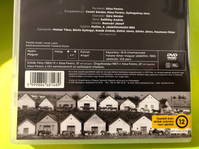 Tízezer Nap DVD 1967 Ten Thousand Days / Directed by Kósa Ferenc / Starring: Tibor Molnár,  Gyöngyi Bürös, János Koltai,  János Rajz 