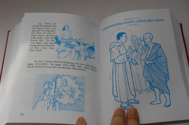 Christian martyrs of Vietnam / Illustrated book / Truyện tranh - Các thánh tử đạo việt nam / Hardcover 2013 / Illustrations by Thay Lian / Text by Giuse Pham Duc Tuan (3070100013802)