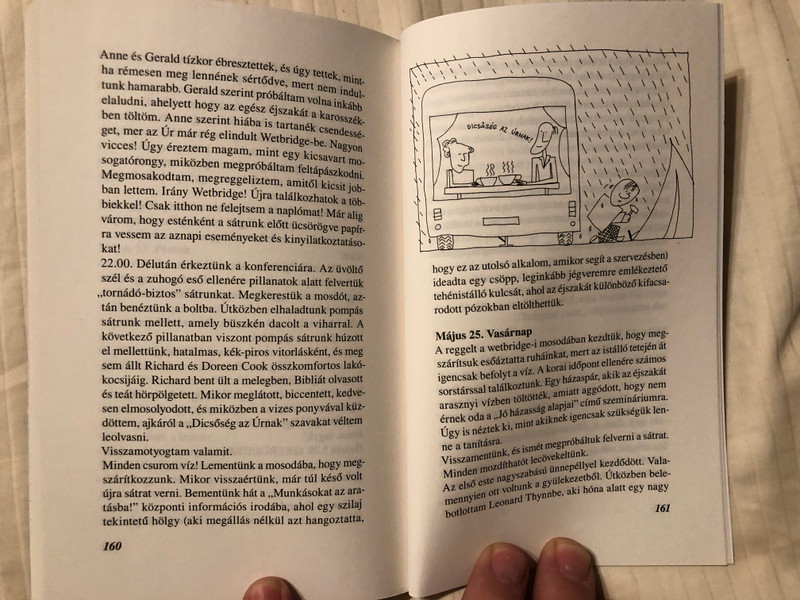 Egy kegyes kétbalkezes naplója by Adrian Plass / Hungarian edition of The Sacred diary of Adrian Plass Aged Thirty Seven and Three Quarters / Harmat kiadó 2018 / Paperback / Illustrations by Lente István (9789639148413)