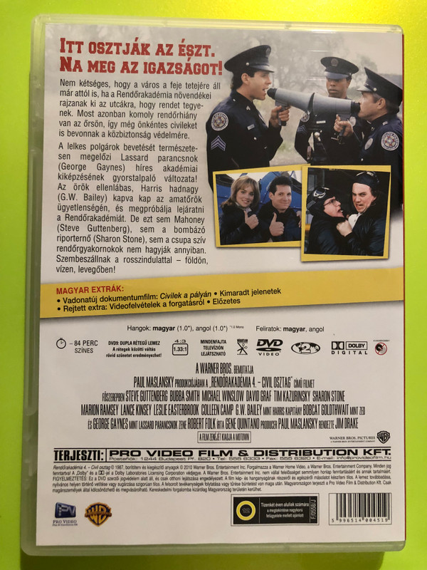 Police Academy 4 - Citizens on Patrol DVD 1984 - Directed by Jim Drake