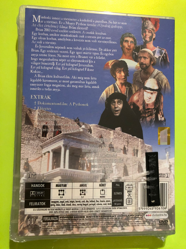 Monty Python's Life of Brian DVD 1979 Brian élete