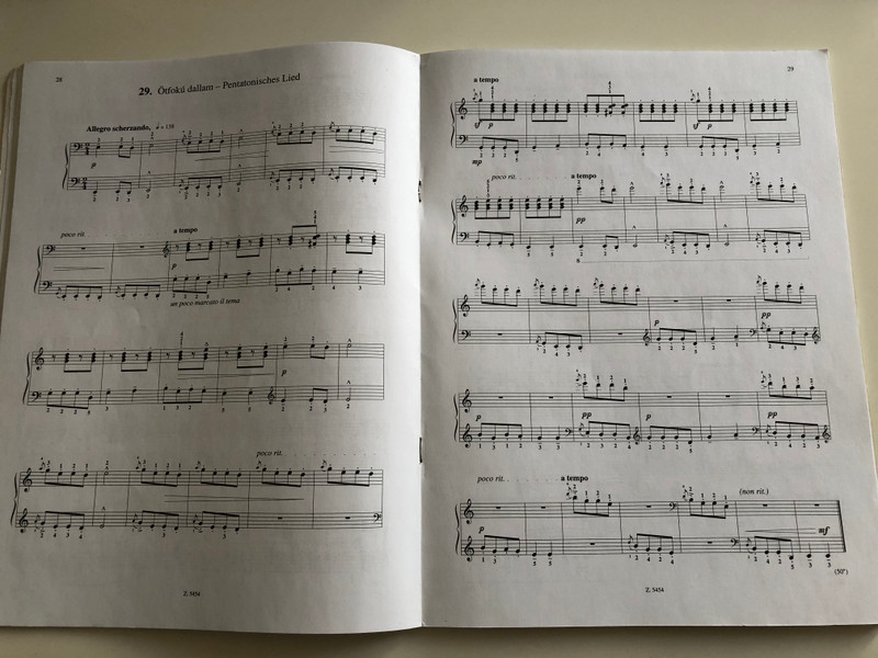 Gyermekeknek I.-II füzet - Für Kinder I-II. Hefte by Bartók Béla / Edition Musica Budapest / Apró darabok kezdő zogorázóknak / Small compositions for children starting piano lessons / German and Hungarian texts (9790080054543)