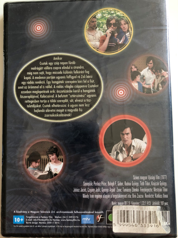 Csutak a Mikrofon előtt DVD 1977 Csutak-Kalocsai 1:0 / Directed by Katkics Ilona / Starring: Perlusz Péter, Balogh F. Gábor, Radnai György, Tóth Tibor, Krajczár György / Hungarian youth movie (5999546333916)