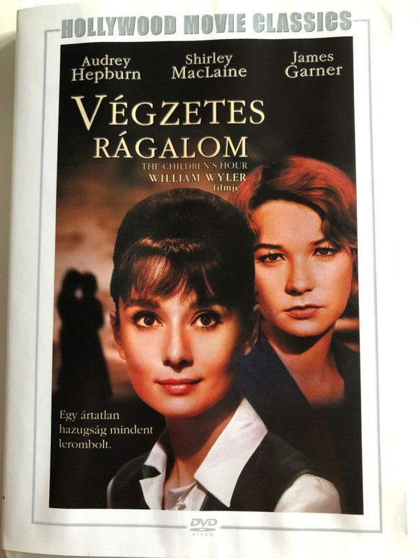 The Children's Hour DVD 1961 Végzetes Rágalom / Directed by William Wyler / Starring: Shirley MacLaine, Audrey Hepburn, James Garner (5999546333381)