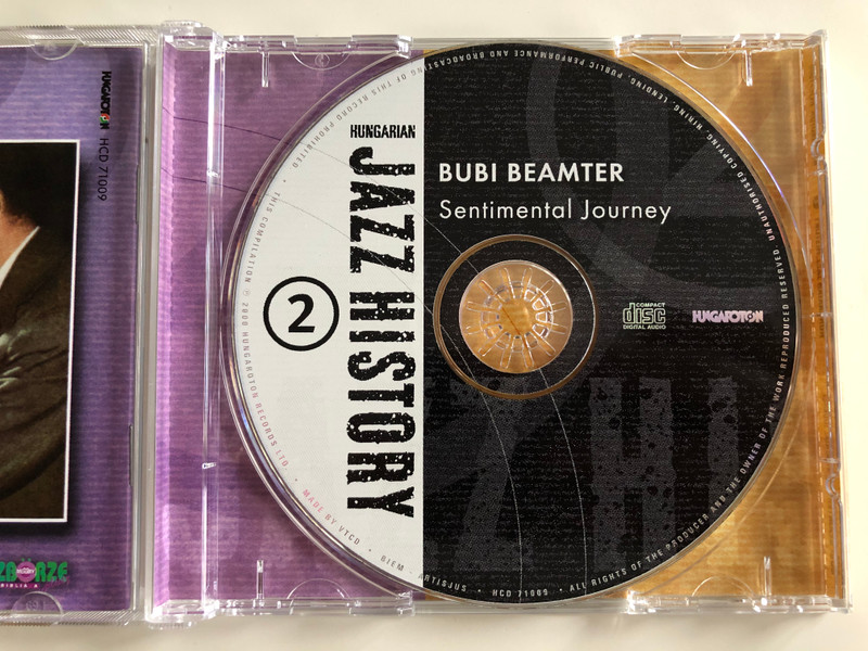 Bubi Beamter ‎– Sentimental Journey / Hungarian Jazz History 2 / Hungaroton ‎Audio CD 2000 / HCD 71009