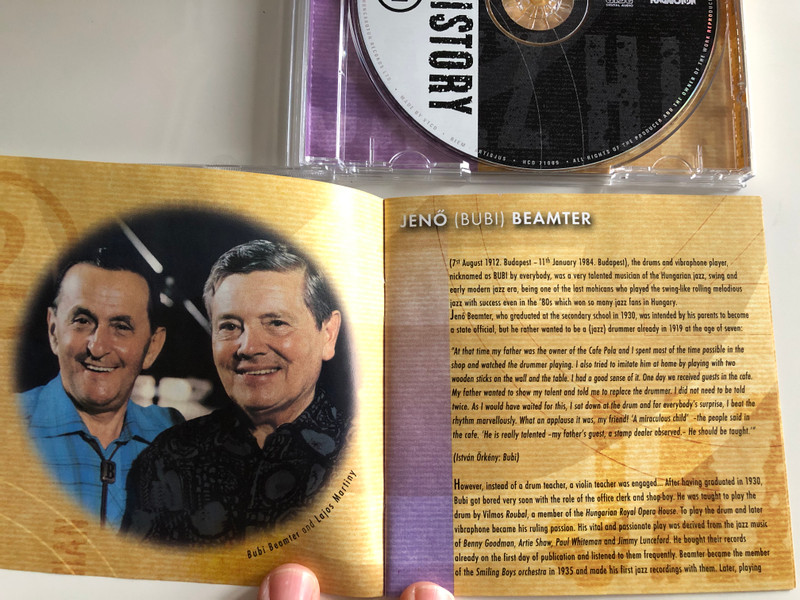Bubi Beamter ‎– Sentimental Journey / Hungarian Jazz History 2 / Hungaroton ‎Audio CD 2000 / HCD 71009