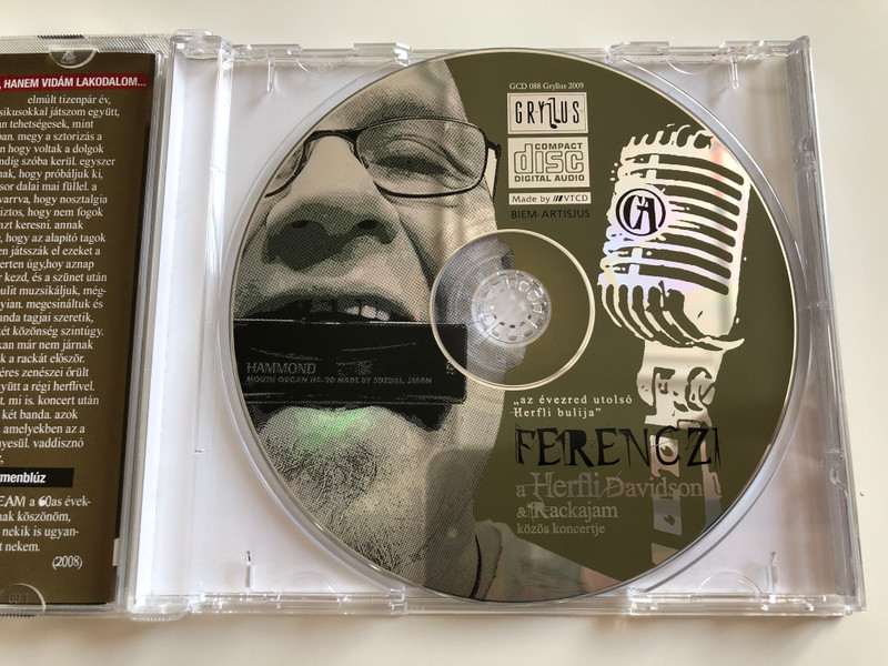 Ferenczi A Herfli Davidson & Rackajam ‎– „Az Évezred Utolsó Herfli Bulija” / Gryllus Audio CD 2009 / GCD 088