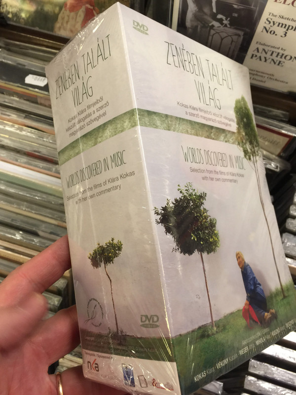 Worlds discovered in Music DVD BOX 2012 Zenében talált Világ / Selection from the films of Klára Kokas with her own commentary - Kokas Klára filmjeiből készült válogatás / 4 DVDs & Book / Szabad Mozdulatok, Együtt Egymásért, Megtalált Világ, Színes Erdő (KokasKláraDVDSET)