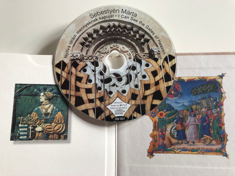 Sebestyén ‎Márta  – Nyitva látám mennyeknek kapuját - I Can See The Gates Of Heaven / Istenes és világi énekek - Hungarian Religious and Secular Songs  / Viva La Musica - Book and Audio CD 2008 / SM 001