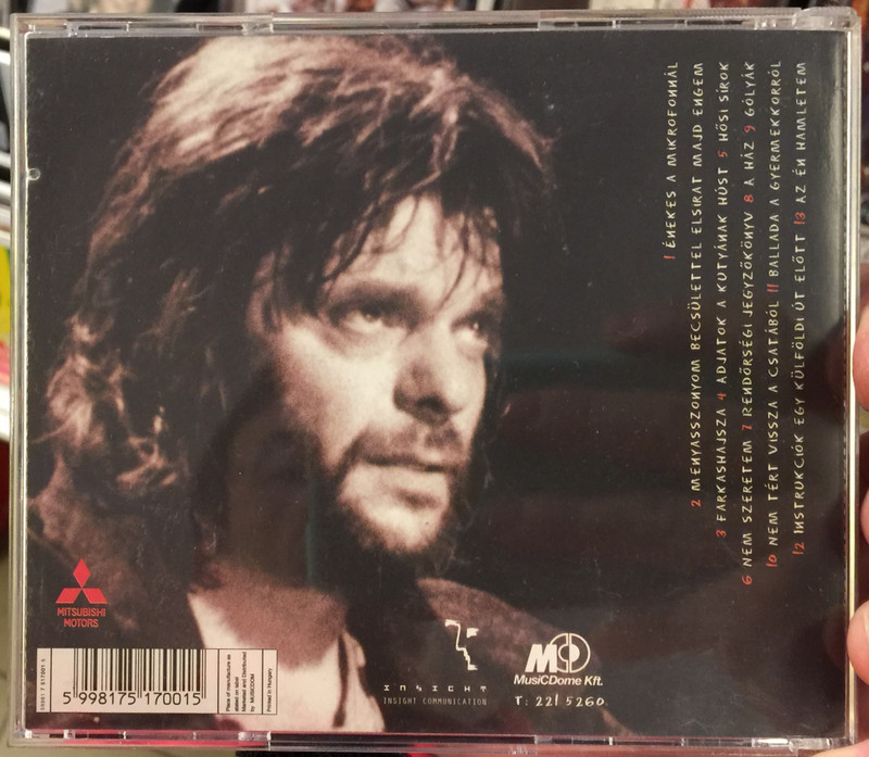 Adjatok A Kutyáknak Húst! - Viszockij Dalok Hobo Eloadasaban / Insight Communications ‎Audio CD 1998 / 0001 IS