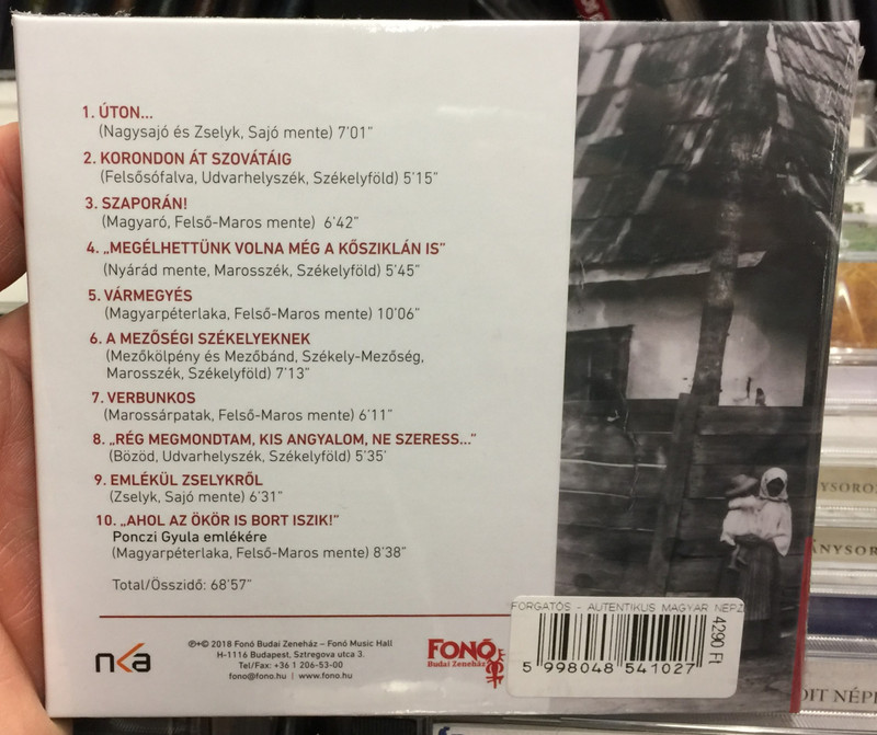 Magos ‎– Forgatós (Autentikus Magyar Népzene - Sajó Mentétől Székelyföldig = Authentic Hungarian Folk Music - From The River Sajó Area To Székelyföld) / Fonó Records ‎Audio CD 2018 / FA 410-2