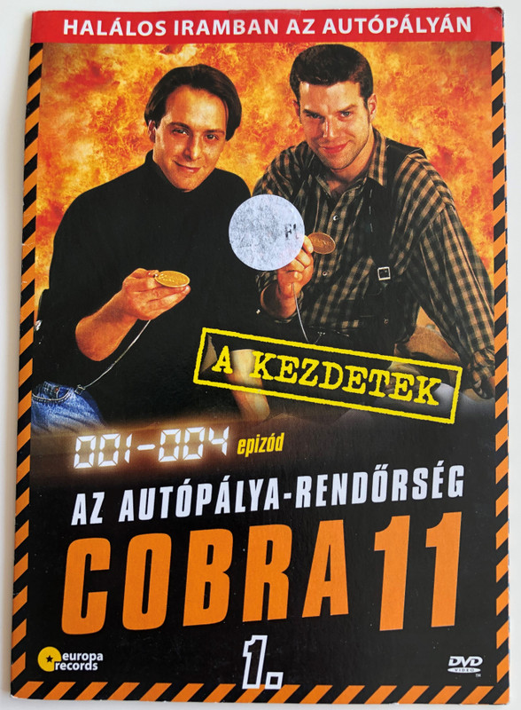 Alarm für Cobra 11 - Die Autobahnpolizei DVD SET (4DVD) 1996 Cobra 11 / Directed by / Starring: Johannes Brandrup, Rainer Strecker, Almut Eggert, Erdoğan Atalay, Mark Keller, René Steinke / The Highway Police Episodes 1-15 (5996051740895)