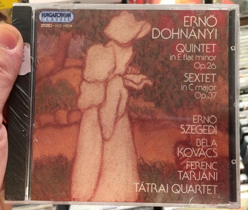 Ernő Dohnányi - Quintet In E Flat Minor Op. 26,Sextet In C Major Op. 37 / Ernő Szegedi, Béla Kovács, Ferenc Tarjáni, Tátrai Quartet / Hungaroton Classic Audio CD 1994 Stereo / HCD 11624